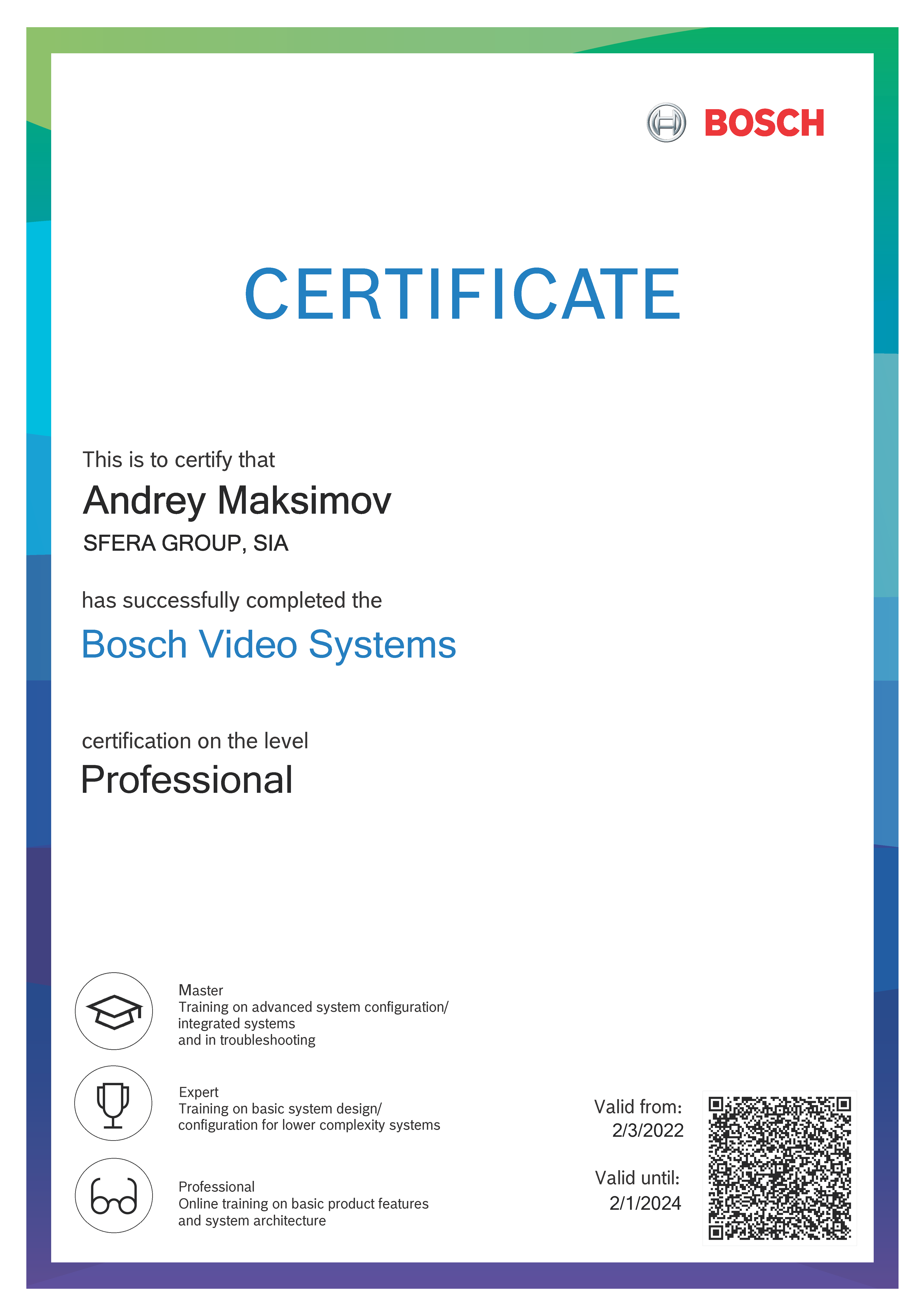 Bosch Video Systems Professional